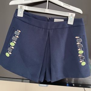 Fun Navy Blue Jewel Skort (skirt/ shorts)
